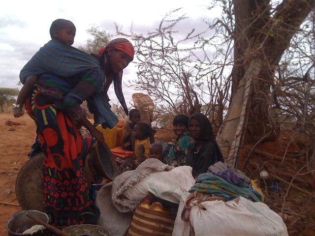 Qoysas ku soo barakacay Yurkud oo ku dhibaataysan Luuq