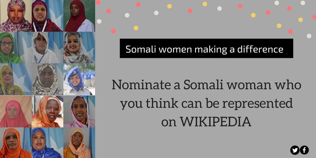Wikipedia – Somali women profiles
