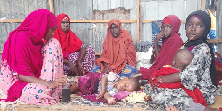 An IDP family in Somalia
