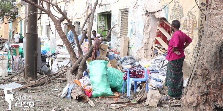 Beledwayne: Ganacsatadi ku hanti beelay qaraxyadi ka dhacay magaalada oo ku nool deyn iyo caawimaad