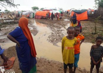 Floods strike already drought-displaced families in Gedo leaving them homeless
