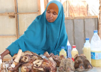 IDP women selling animal bones to support families in Baidoa